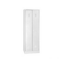 Armoire de rangement entretien gris 1 pièce(s) métal 500 mm 800 mm portes battantes haute 1800 mm armoire de rangement entretien 1800 x 800 x 500 mm -