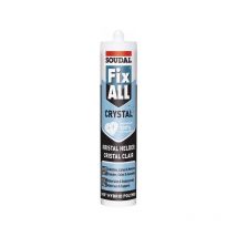 Mastic-colle ms polymères - fix all crystal incolore manuelle ms polymère oui non multi-supports, béton/maçonnerie, bois et dérivés, carrelage, carton