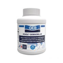 Colle gebsoblue spéciale piscine gel de 1 à 5 minutes autre manuelle colle gebsoblue spéciale piscine sans charges plastique rigide, plastique souple,