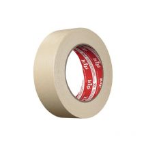 Lot crêpage fin extra 301 masking-tec® kip 1 carton(s) de 48 rouleau(x) crêpage fin 301 masking-tec nature l50 m l18mm - kip
