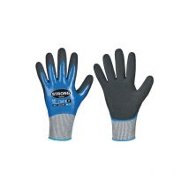 Lot gants de protection contre les coupures delano stronghand 1 carton(s) de 12 paire(s) gants protection coupures delano t9 bleu foncé/noir - strongh