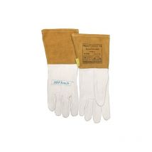 Lot gants de soudeur weldas 1 carton(s) de 5 paire(s) gants de soudeur taille xxl (10,5) nature/orange - weldas
