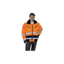 Blouson aviateur de signalisation prevent 1 pièce(s) blouson aviateur signalisation tm orange/marine 100% pes - prevent