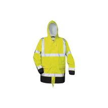 Veste de pluie de signalisation en pu manfred norway 1 pièce(s) veste de pluie de signalisation en pu manfred taille xl - norway