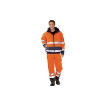 Veste confort de signalisation planam 1 pièce(s) veste confort signalisation txxl orange/marine 100% pes - planam