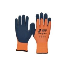 Lot gants de protection contre le froid soft grip w nitras 1 carton(s) de 12 paire(s) gants protection le froid soft grip w t11 orange/bleu foncé - ni
