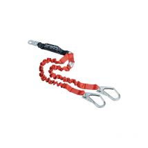 Longe à absorbeur tyger twin flexlelt longueur 2 m 1 pièce(s) longe à absorbeur tyger twin flexlelt longueur 2 m - mas
