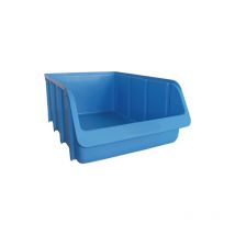 Lot boîte de rangement à ouverture frontale hünersdorff 1 carton(s) de 7 pièce(s) boîte rangement ouv front l489/422xl312xh184mm pp bleu - hünersdorff