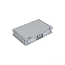 Coffrets en plastique lockweiler 1 pièce(s) coffrets en plastique l600xl400xh133 mm pp 1 poignée - lockweiler