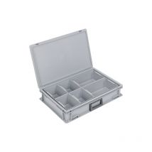 Coffrets en plastique lockweiler 1 pièce(s) coffrets en plastique l600xl400xh133 mm pp 1 poignée - lockweiler