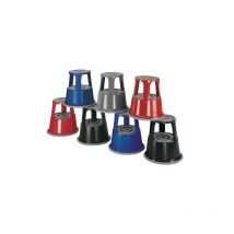 Tabouret roulant wedo 1 pièce(s) tabouret roulant tôle d'acier gris - wedo