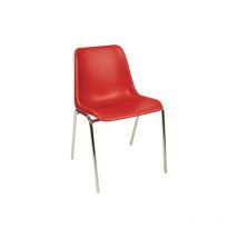 Lot chaise gerbable bmv 1 carton(s) de 4 pièce(s) chaise gerbable rouge - bmv