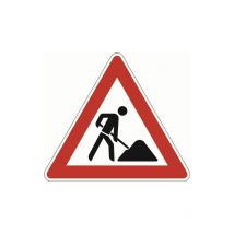 Panneau de signalisation vz 123 poste de travail longueur 900x2 mm 1 pièce(s) panneau de signalisation vz 123 poste de travail longueur 900x2 mm - adc