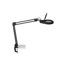 Éclairage à loupe à led 1 pièce(s) éclairage loupe led lentille verre 127 5" pied support noir - nw