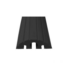 Protège câbles et tuyaux 1 pièce(s) protège câbles/tuyaux l1200xl210xh65mm caoutchouc plein noir - nw