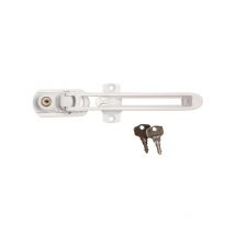 Entrebâilleur de sécurité pour porte vigilock blanc 1 pièce(s) entrebâilleur de porte à vis à clé entrebâilleur de sécurité pour porte vigilock - blan