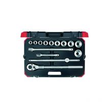 Jeu de clés à douille r7800 4014 14 pièces 3/4 po. 1 pièce(s) jeu de clés à douille r7800 4014 14 pièces 3/4 po. - gedore red