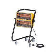 Chauffage mobile rayonnant électrique 3 kw chauffage mobile rayonnant électrique 3 kw monophasé 230v 590 mm électrique 3 kw 12 kg 1 pièce(s) 600 mm ra