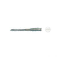 Vis de fixation de menuiseries pvc - top roc pvc 6 mm 80 mm sans charges 1 boîte(s) de 100 pièce(s) intérieur fixation pour ossature et cadre pvc vis