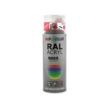 Aérosol peinture acrylique dupli color aérosol peinture acry. ral 9005 noir profond mat supports neufs ou sains courante 2 heure(s) 2 m²/l 2 solvantée