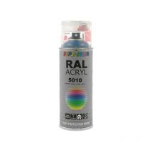 Aérosol peinture acrylique dupli color aérosol peinture acry. ral 5010 bleu gentiane brillant supports neufs ou sains courante 2 heure(s) 2 m²/l 2 sol
