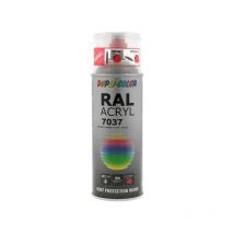 Aérosol peinture acrylique dupli color aérosol peinture acry. ral 7037 gris poussière brillant supports neufs ou sains courante 2 heure(s) 2 m²/l 2 so