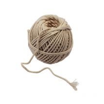 Cordeaux coton beige 2 mm cordeau coton câblé ø 2 mm 1 bobine(s) de 40 mètre(s) linéaire coton tressé 40.00 m - corderie mesnard