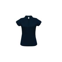 Polo femme piqué 200g coton coupe cintrée jk211 s 100 - 200 g bleu coton polo 0 1 pièce(s) polo femme piqué 200g marine ts - imbretex