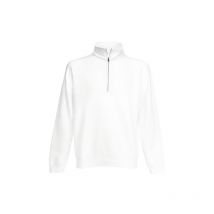 Sweat col zippé premium sc276 manches raglan blanc 200 - 300 g xl coton / polyester sweat 0 1 pièce(s) sweat col zippé premium blanc txl - imbretex