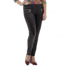 MONACO blue Hose Bonny II in Lammnappaoptik 36 schwarz