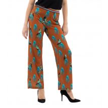 Sarah Kern Outlet French Jersey Druckhose 48 rot-braun