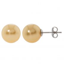 Christian Materne Just Pearls Ohrstecker""Magic Affaires"", MK-Perlen,Si 925 pol. x golden