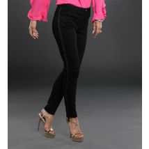 Sarah Kern Komfortrend - Jeans mit Fransen 50 schwarz