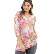 Body Needs Feinstrickpullover Paisley Batik Print 40 multicolour