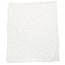 Belles Décorations Stoff-Kuscheldecke ""Tanne"" mit Suede x natur