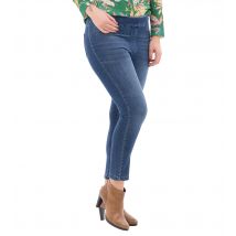 Body Needs Sweat Jeans mit Glitzerapplikationen 42 jeansblau
