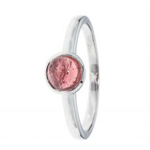 Gabriele Iazzetta Schutz-Ring, Turmalin-Cabochon, SI 925 poliert 20 rosa