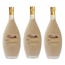 Bottega Latte Macchiato Likör 15 % Vol., 3er Set, je 0,5 l