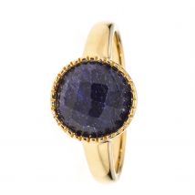 CM Edelsteinzauber Solitär-Ring ""Queen's Palace"", SI 925 vergoldet 17 x Rubin