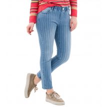 incasual Jeanshose Stripe 50 hellblau