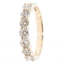 CM Private Diamonds Rivière-Ring, Brillant, champagnerfarben, Gold 375 21 Gold 375
