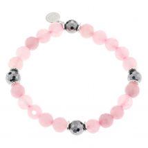 atinka Armband ""African Rose"", Rosenquarz, flex. tragbar x x Rosenquarz