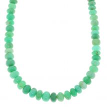CM Edelsteinzauber Verlaufs-Collier Chrysopras, Länge ca. 45+5 cm x x Chrysopras