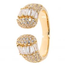 Sarah Kern LUXURY online Cocktail-Ring ""Hamptons Style"", 130 Zirk., verg. 18 vergoldet