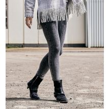 Sarah Kern Leggings Stone Wash Fame 38 anthrazit