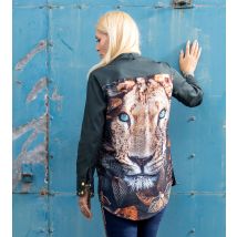 Sarah Kern Hemdjacke King 36 khaki