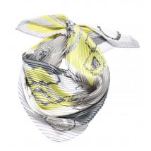 Sarah Kern Tuch High Society one size silber-grau-limette