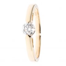 CM Private Diamonds Brillant-Ring, 0,50 ct.,SI, IGI Zert., Gold 585 18 Gold 585