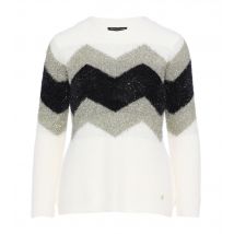 CM Outlet Pullover Luxury Queen mit Flauschgarn 34/36 creme