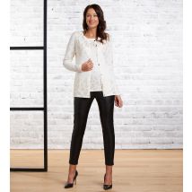 Georg Stiels DONNA Ponte di Roma Leggins in Lederoptikmix 38 schwarz
